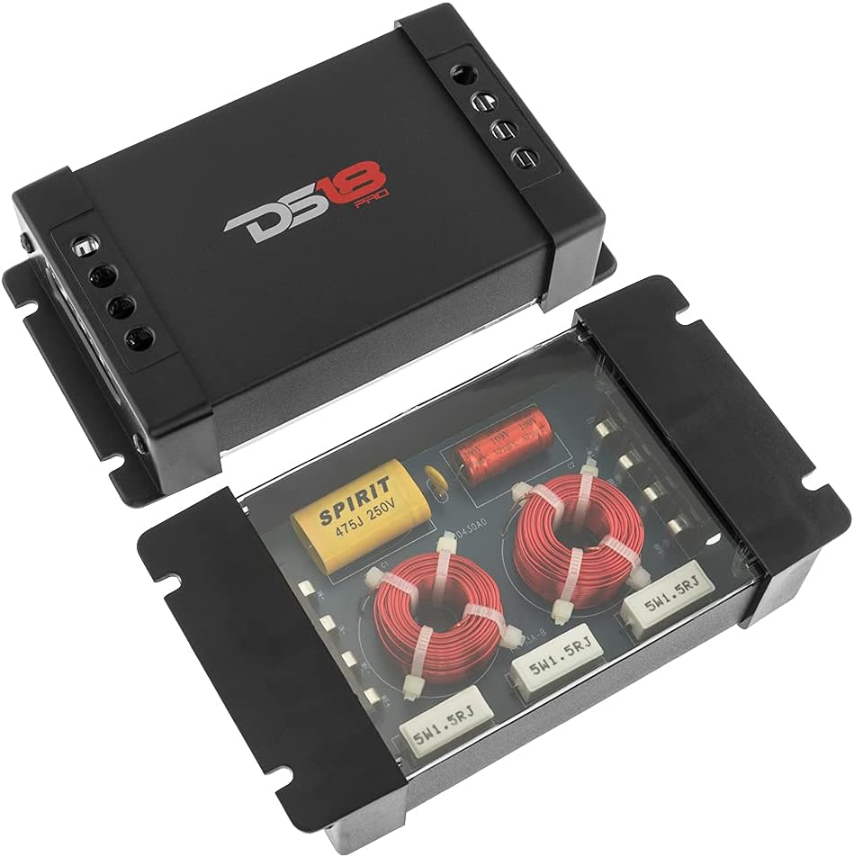 Two-Way Passive Crossover Car Audio Tweeter Mid Range Speaker (2 Pack) K730