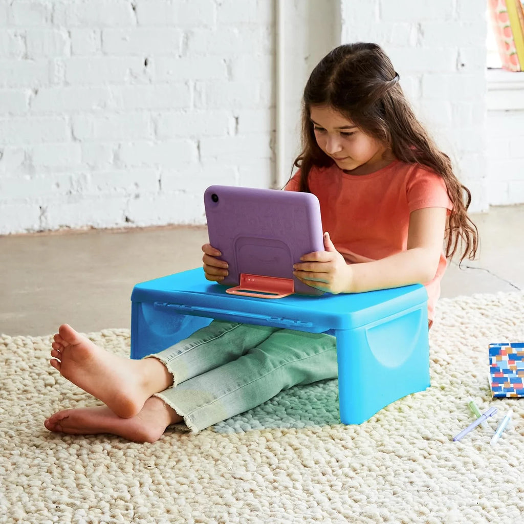 Portable Folding Lap Desk with Storage Tray Blue A83265