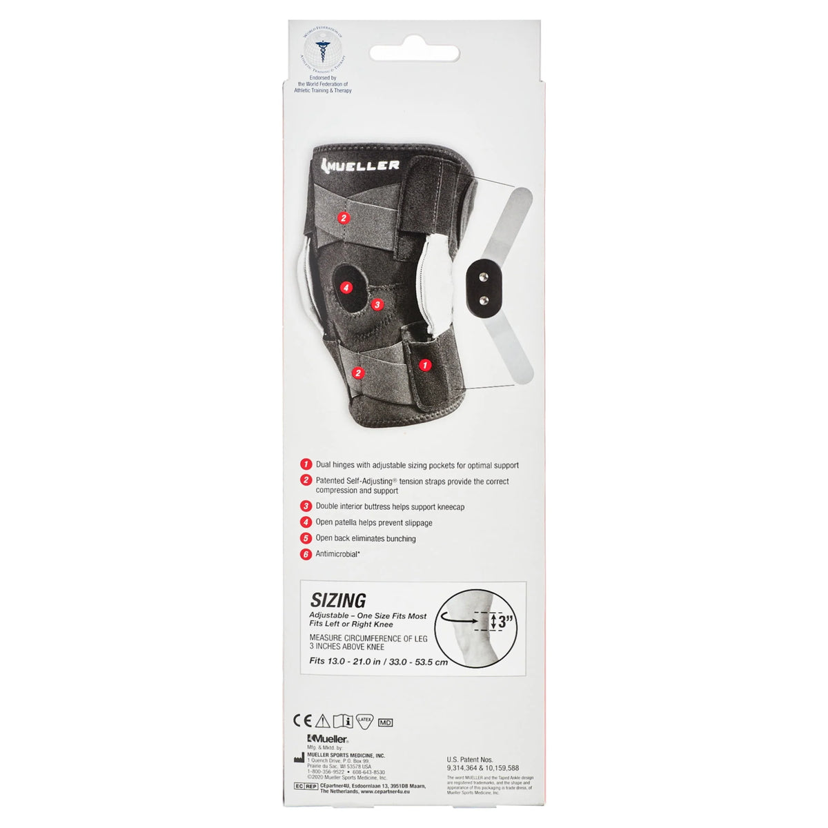 Adjustable Hinged Knee Brace N596