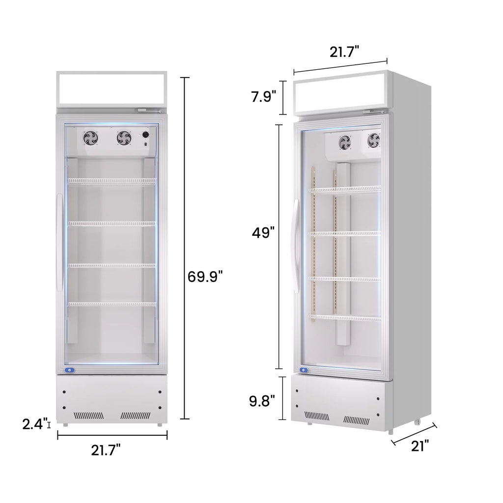 8.0 Cu.Ft Merchandising Refrigerator with Light Box U24999