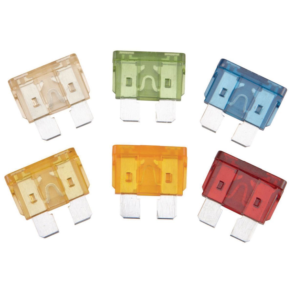 Standard Blade Fuse Assortment, 60-Piece H359491