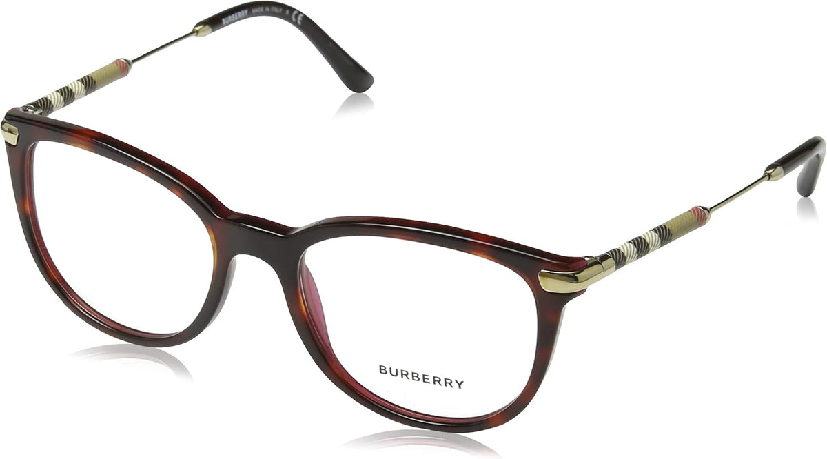Havana Bordeaux Plastic Square Eyeglasses I7931