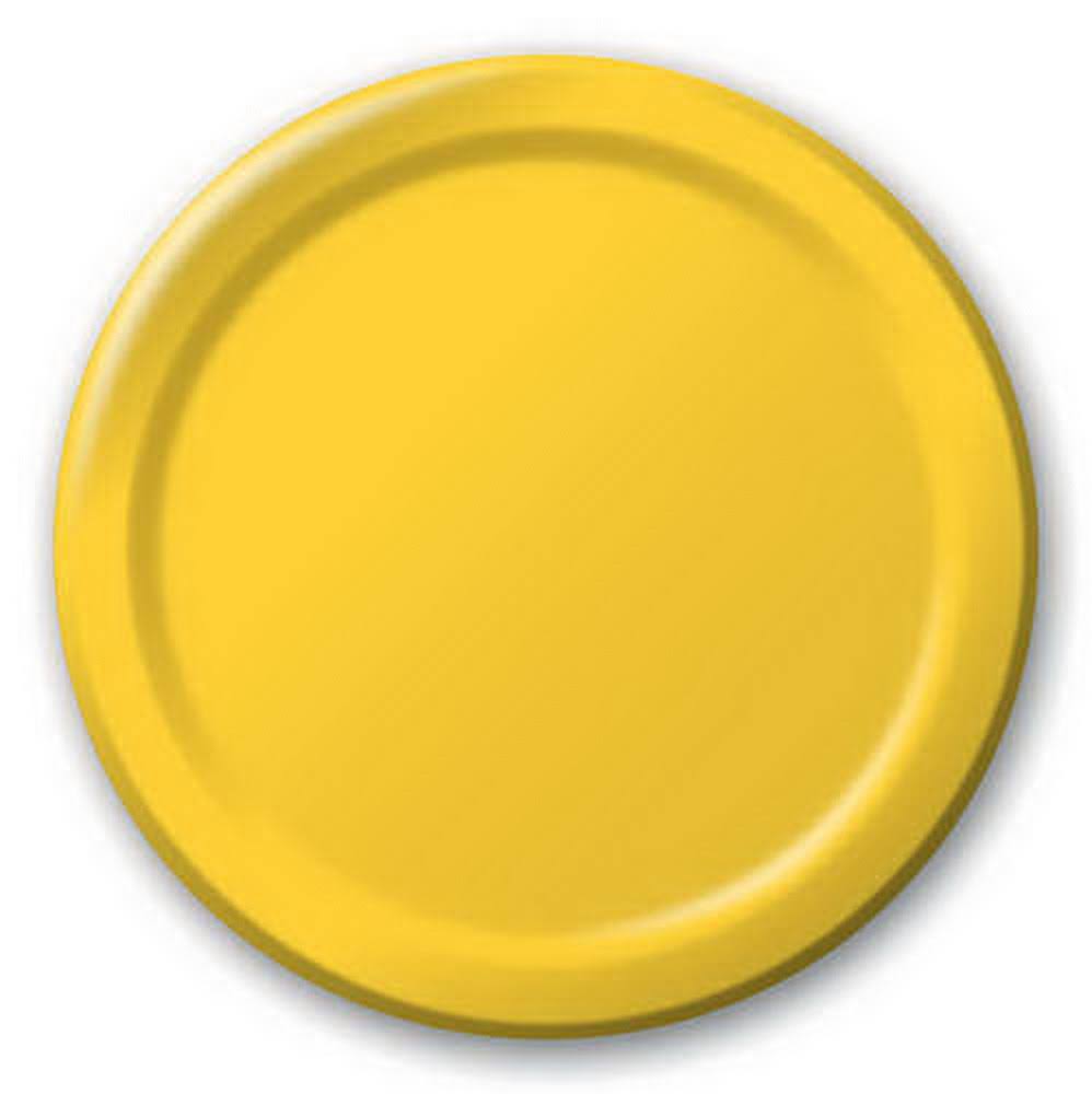 School Bus Yellow Banquet Plate (Case of 240) Y79588