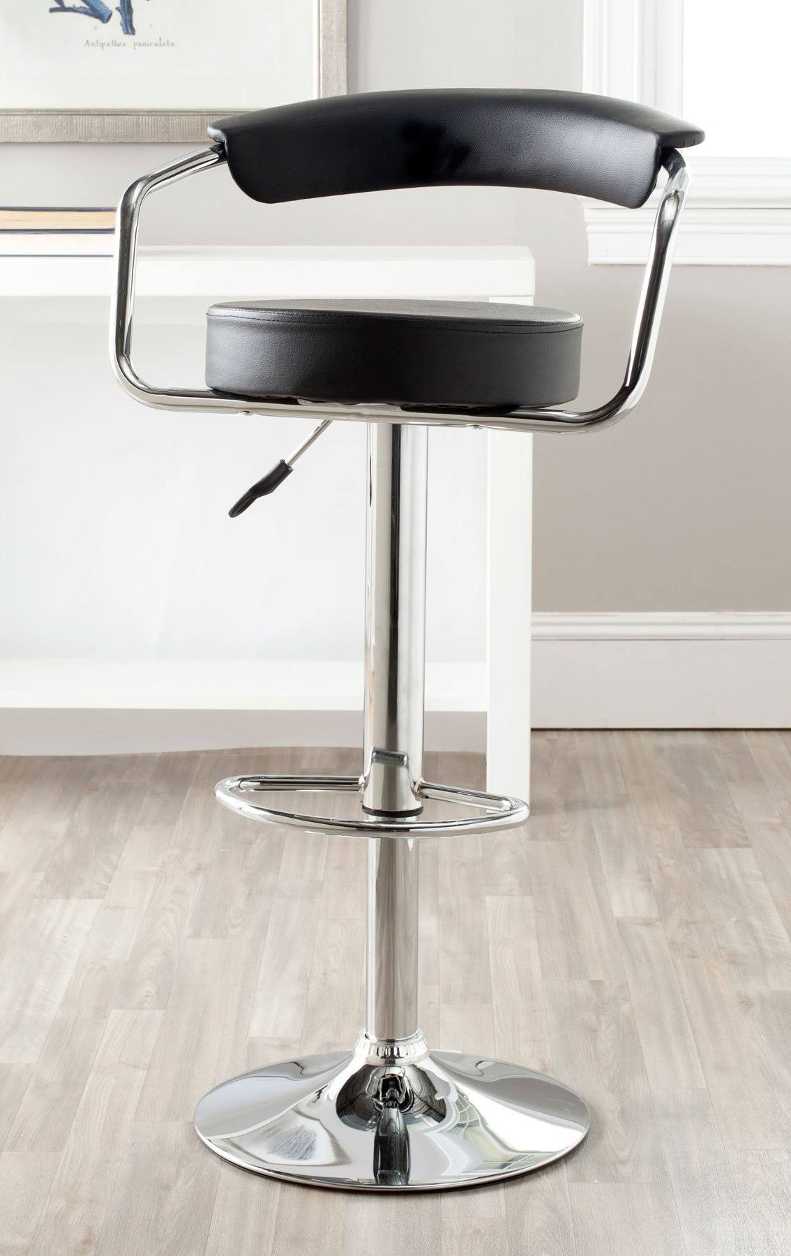 White Swivel Bar Stool W19267