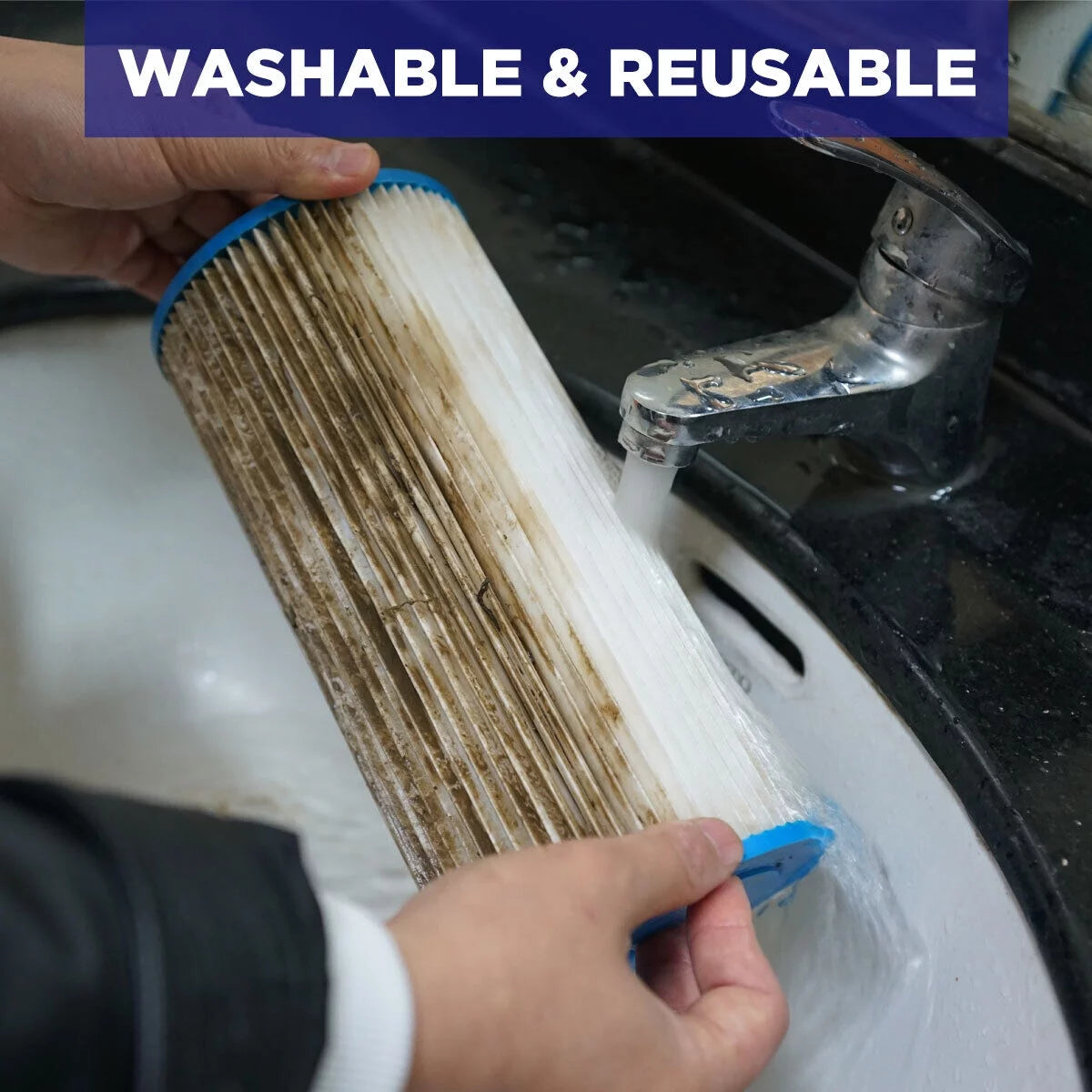 10" x 4.5" Pleated Sediment Water Filter Replacement, Pack of 2 S799196