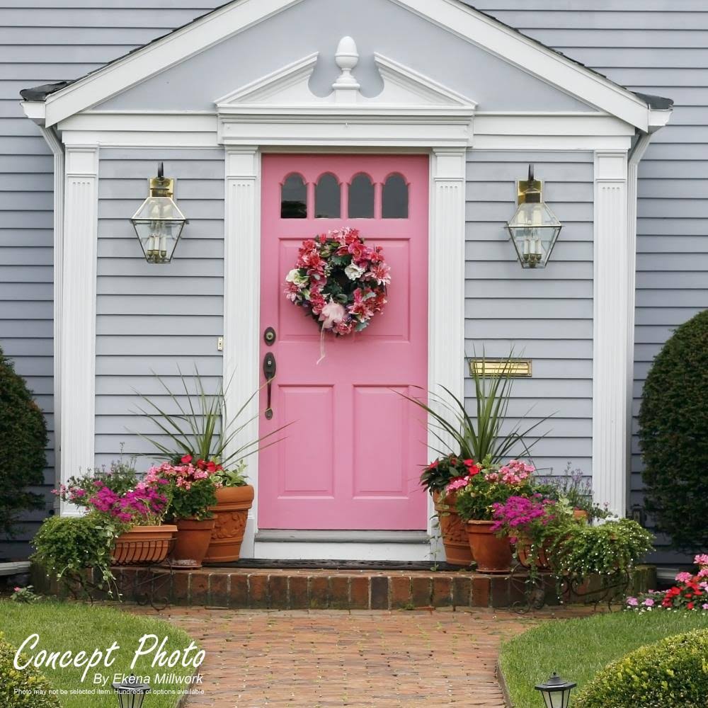 Raised Panel PVC Pilaster with Capital and Base (Pair) P798