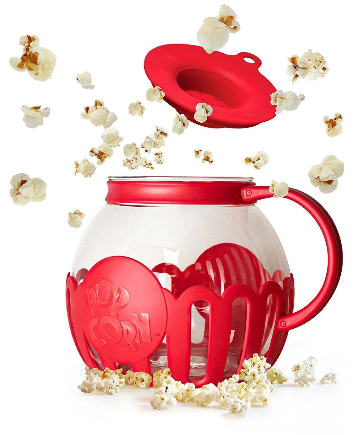 3QT Microwave Popcorn Popper with Glass Lid U515549