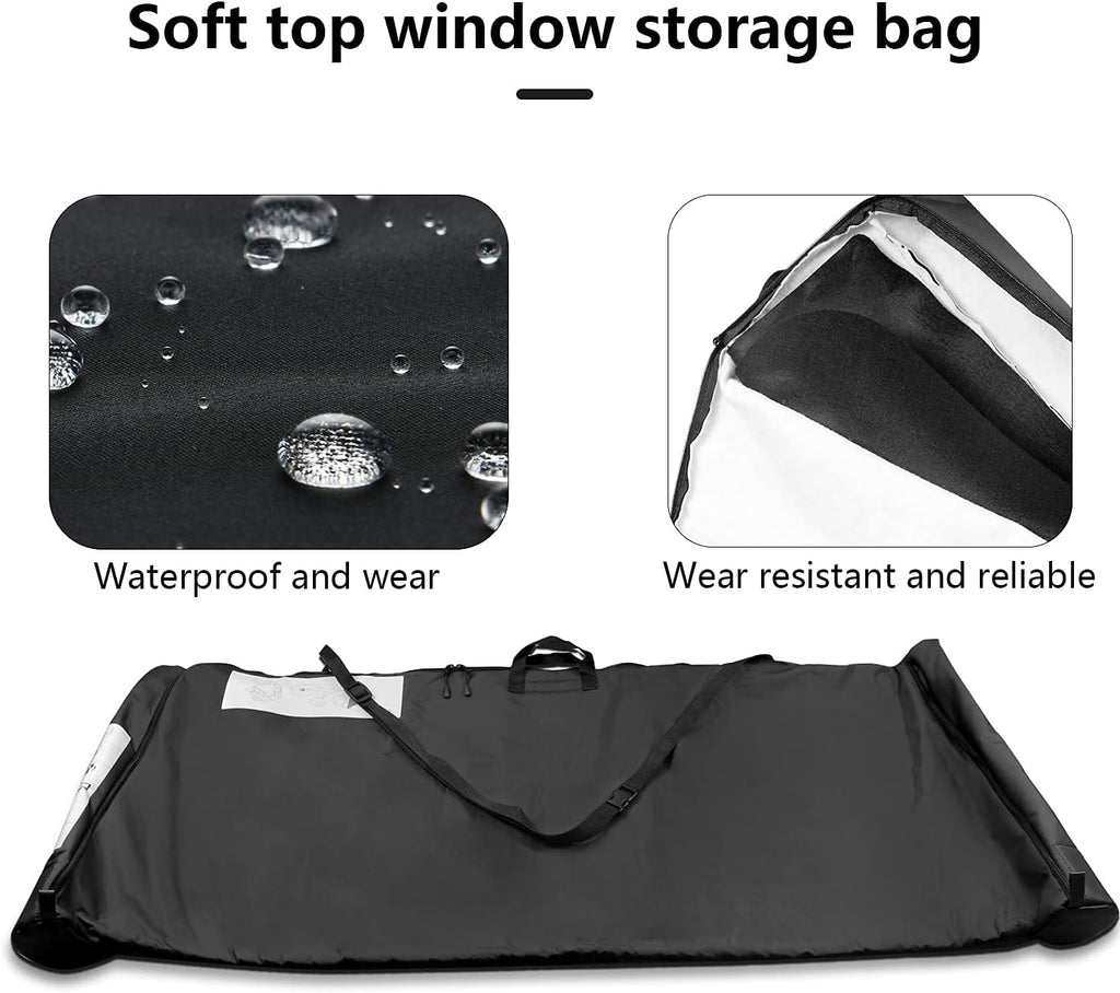 Soft Top Window Storage Bag with Carry Handle O1205