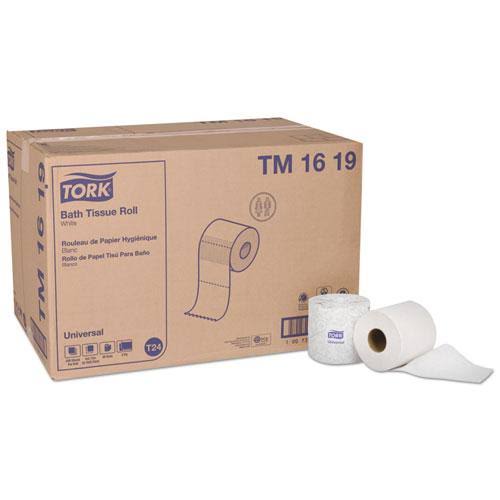 White 2-Ply Bath Tissue, 616 Sheets/Roll, 48 Rolls/Carton M40508
