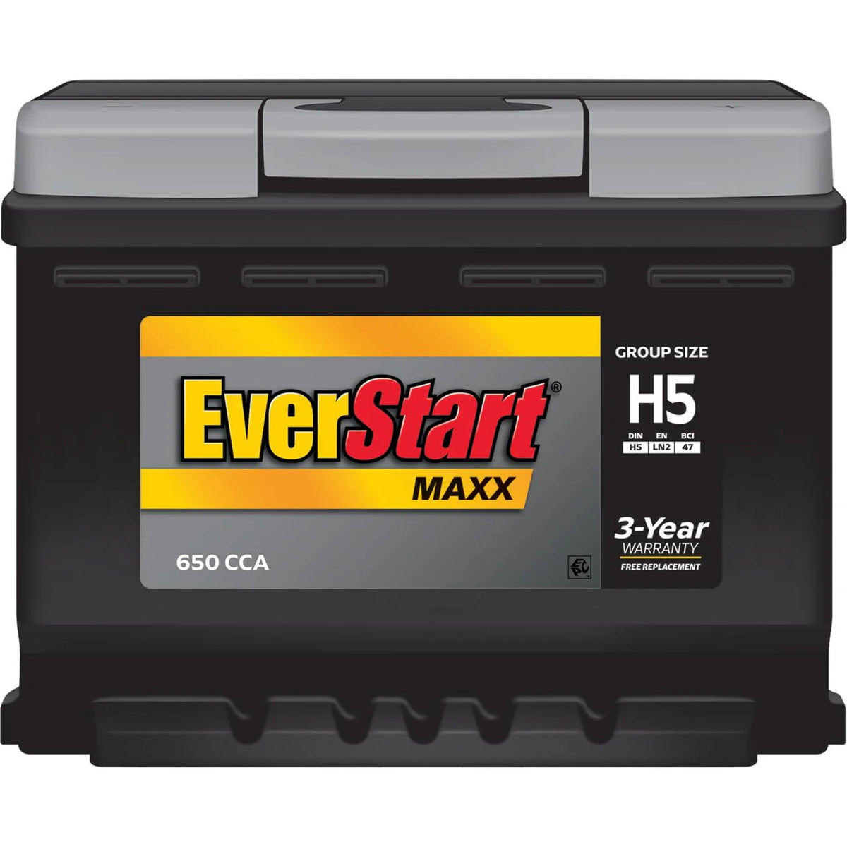 Lead Acid Automotive Battery 12 Volt 650 CCA I72207