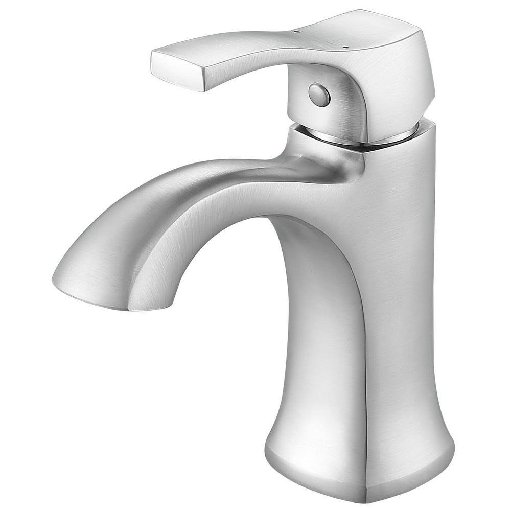 Brushed Nickel Single Lever Bathroom Faucet R172