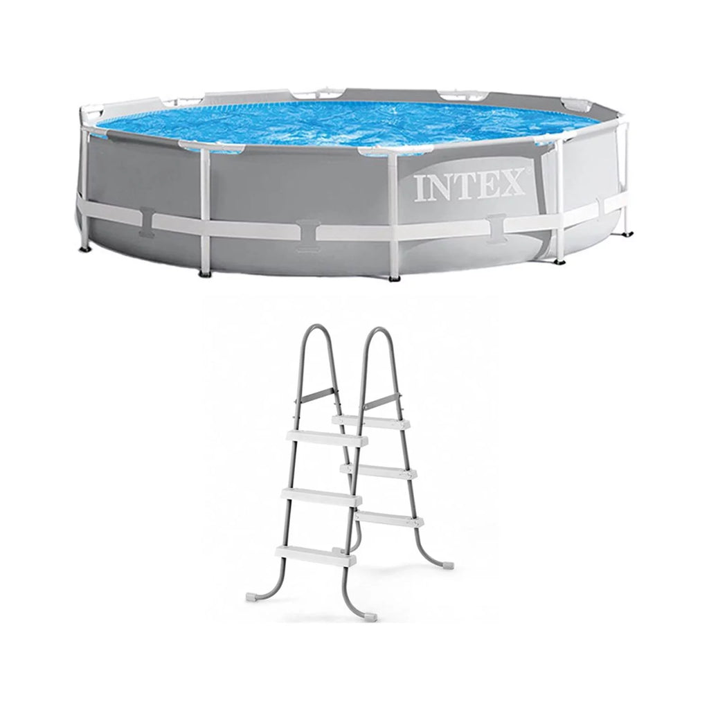 10' x 30 Above Ground Swimming Pool with Filter Pump & Ladder U42525