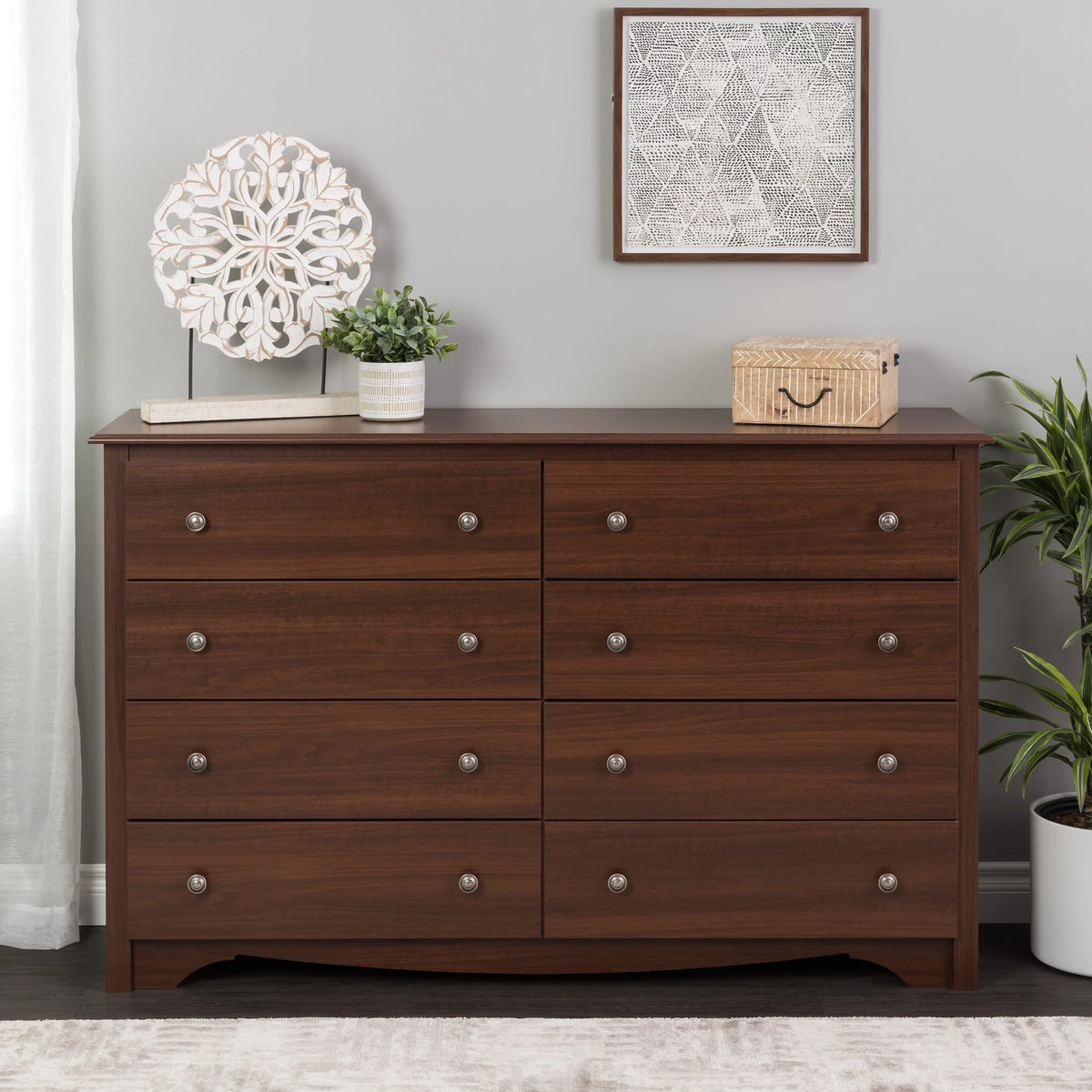 Black 8 Drawer Dresser M663577