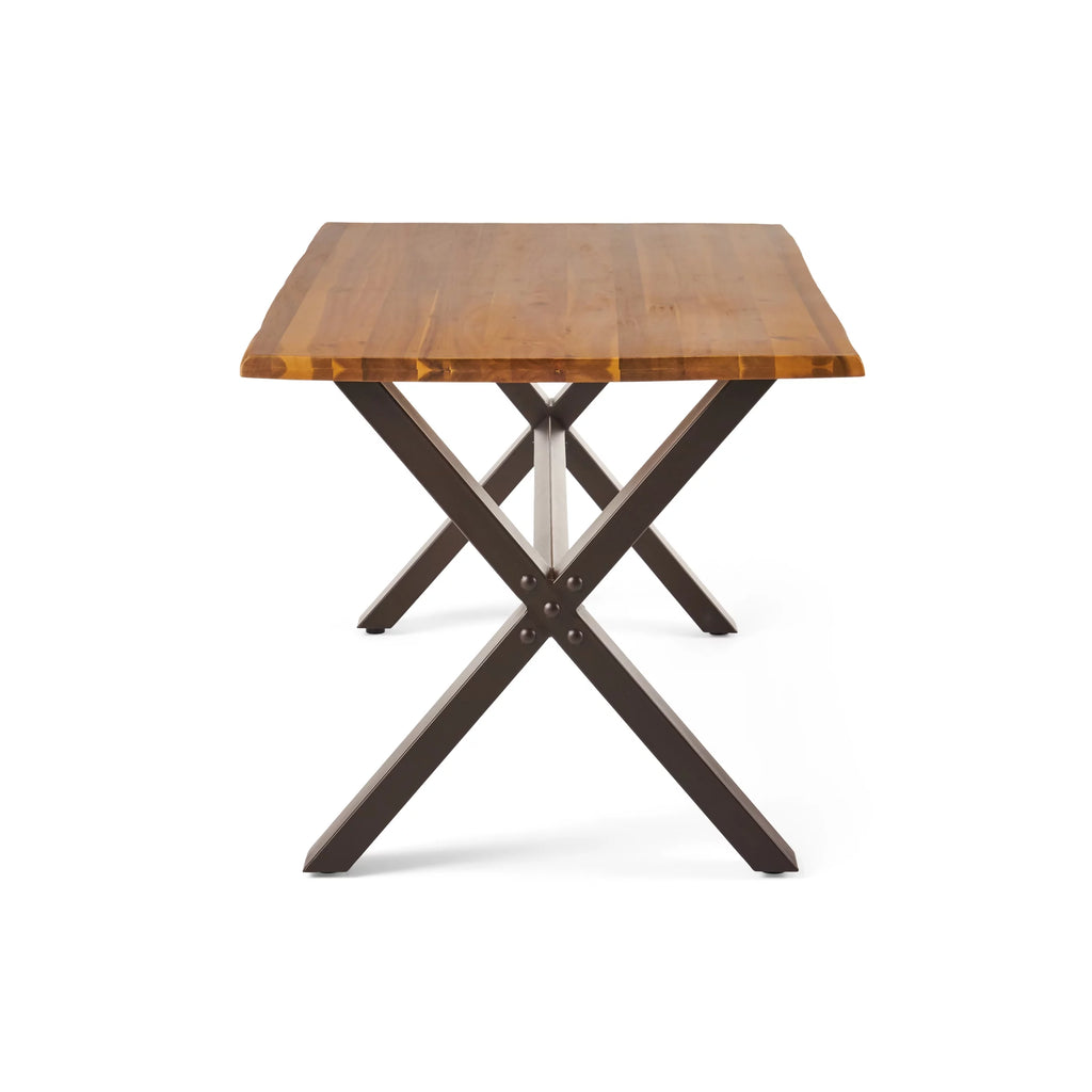 3 Piece Acacia Wood Picnic Dining Set J974