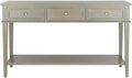 Ash Grey Console with Storage Drawers C943