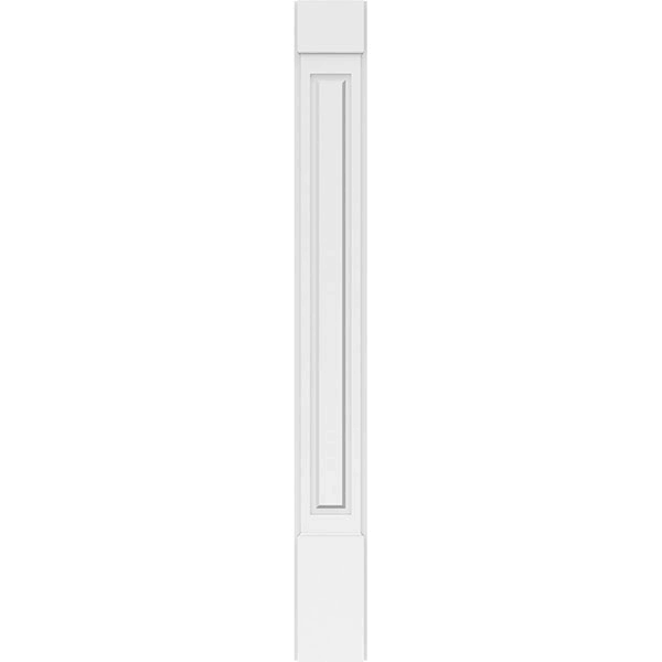 Raised Panel PVC Pilaster with Capital and Base (Pair) P798