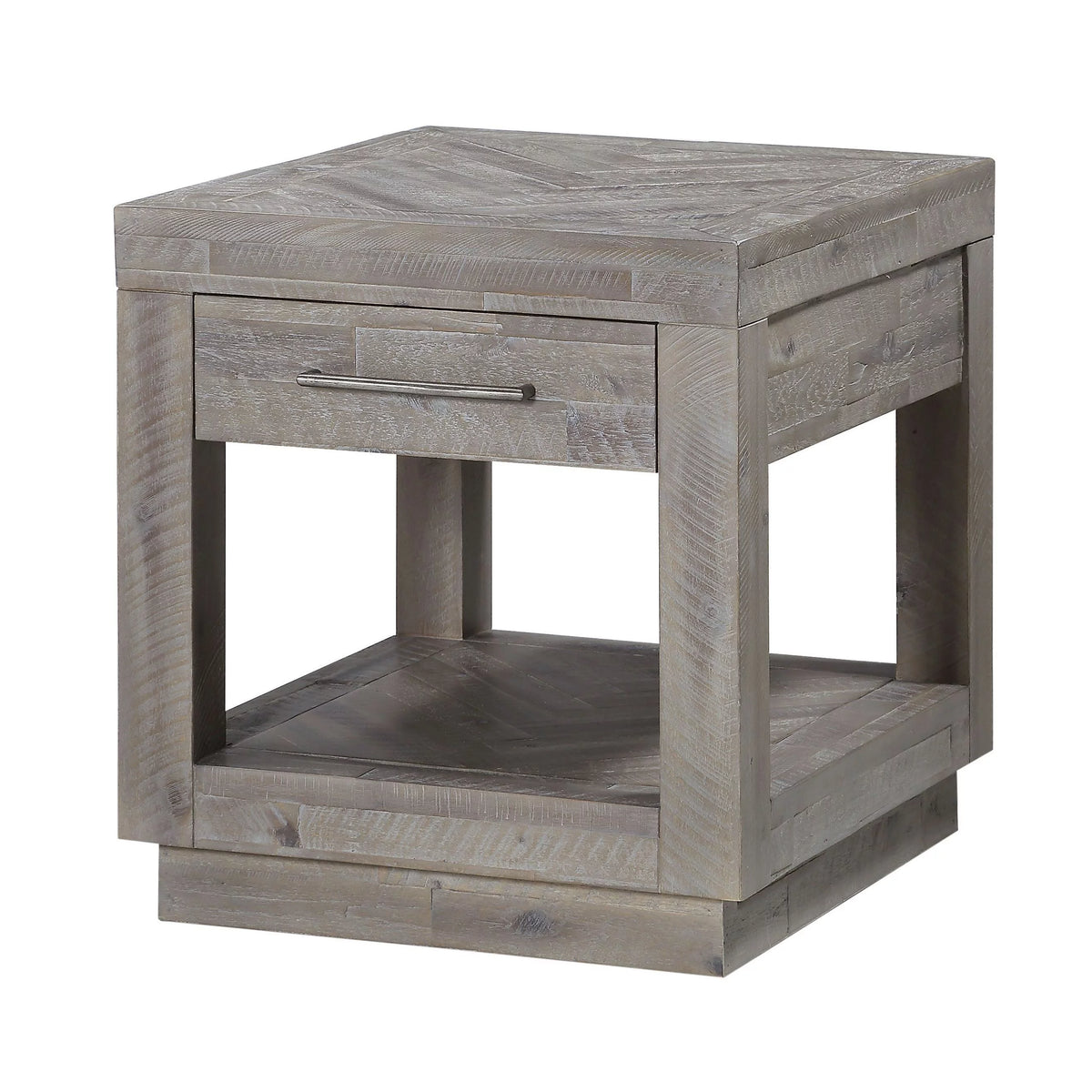 3PC Rectangular Coffee, End & Console Table in Rustic Latte Q25291