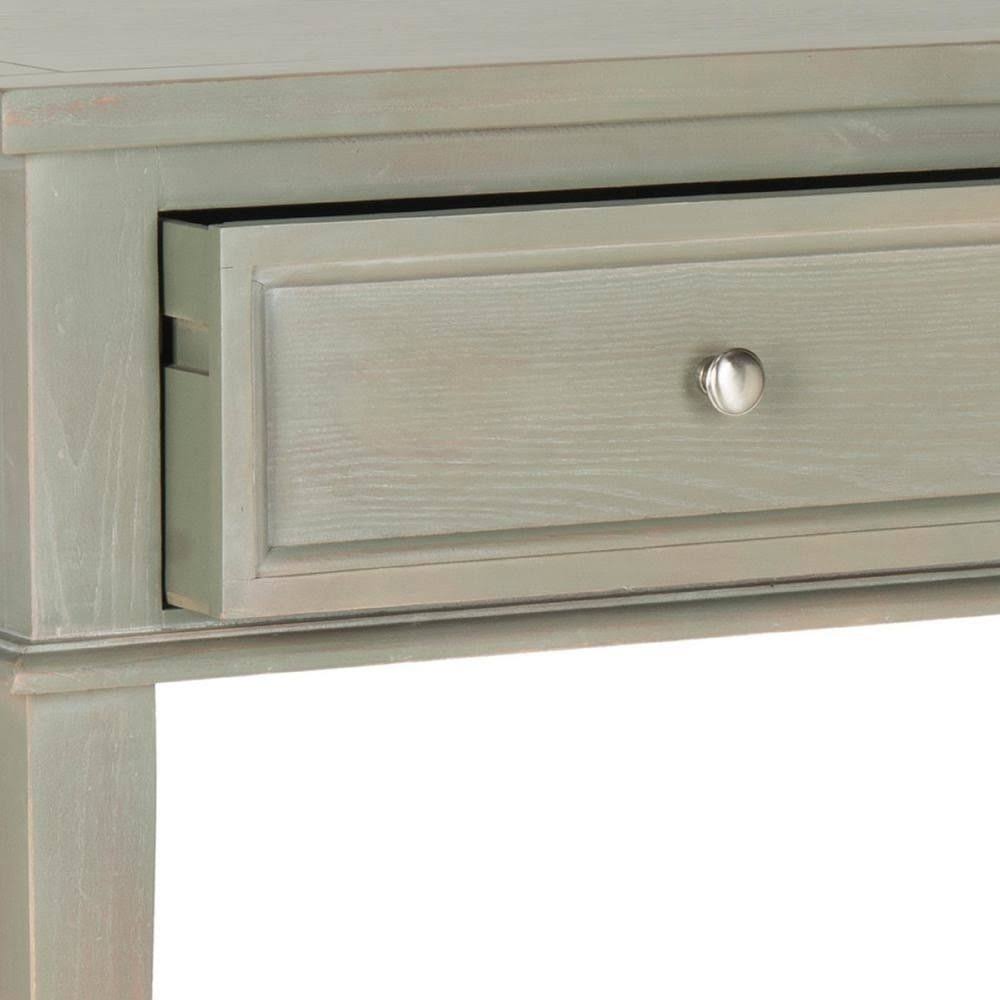 Ash Grey Console with Storage Drawers C943