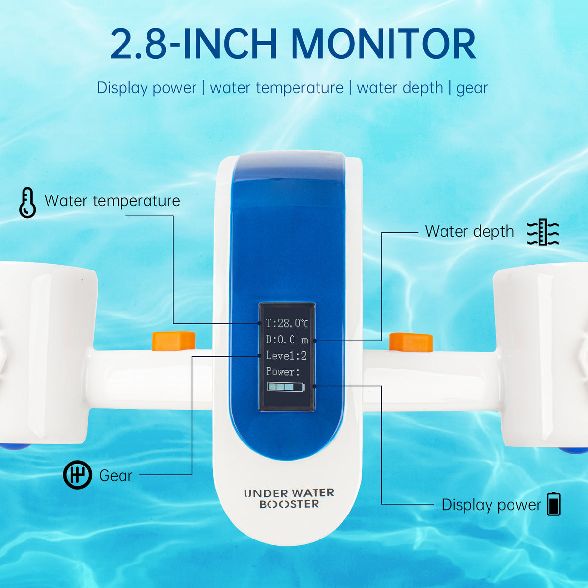Electric Underwater Sea Propeller with 2 Speed Level P48007