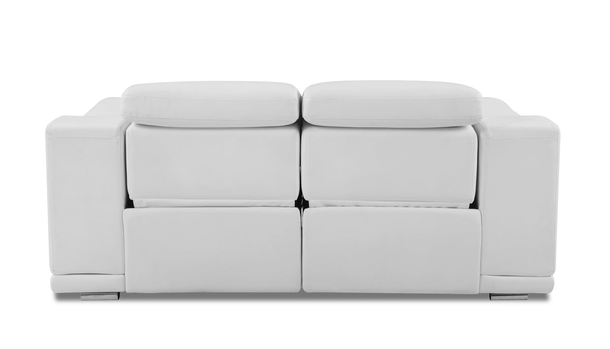Italian Leather Power Reclining Loveseat B84420