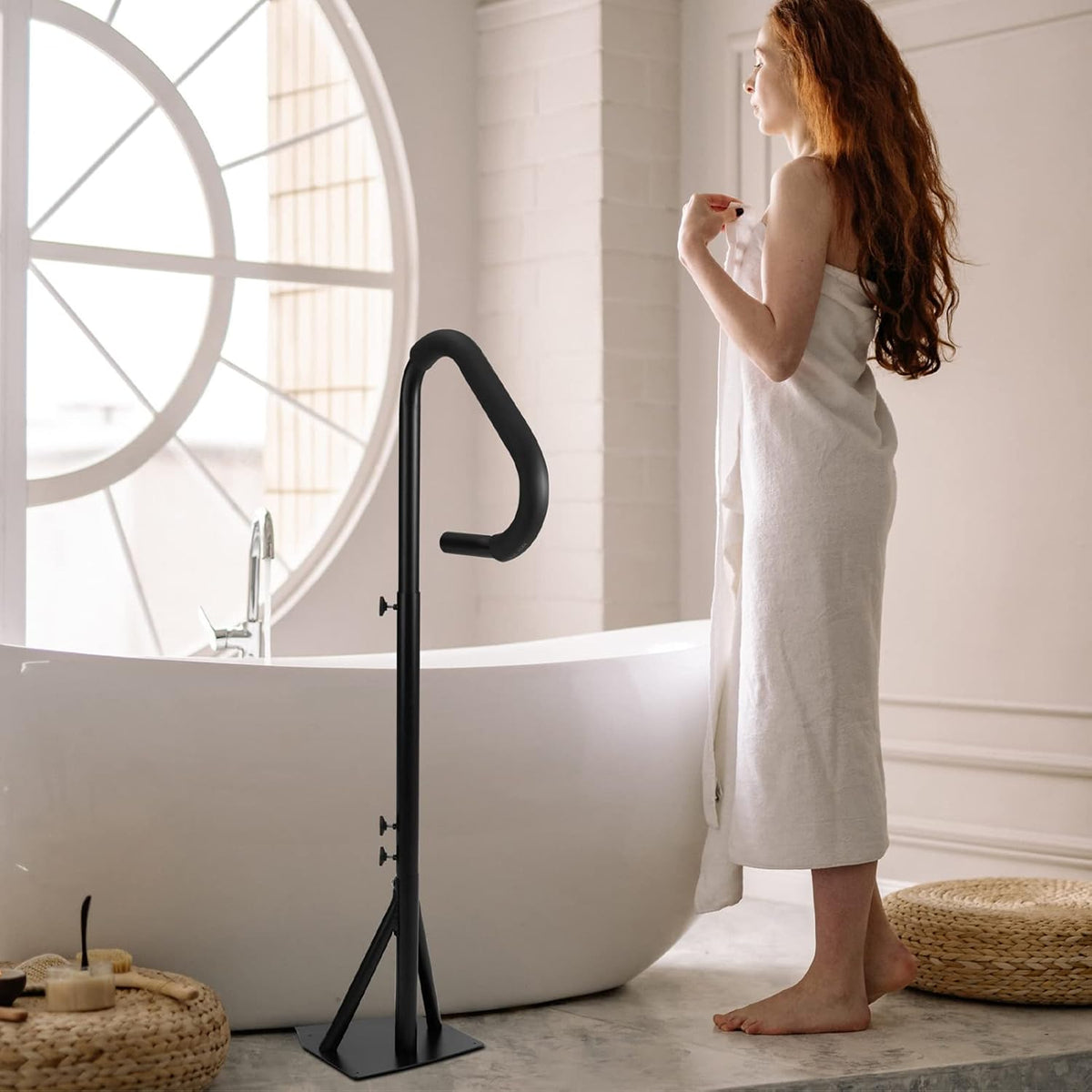 Hot Tub Handrail 63" Heavy Iron Spa Side Step A169327