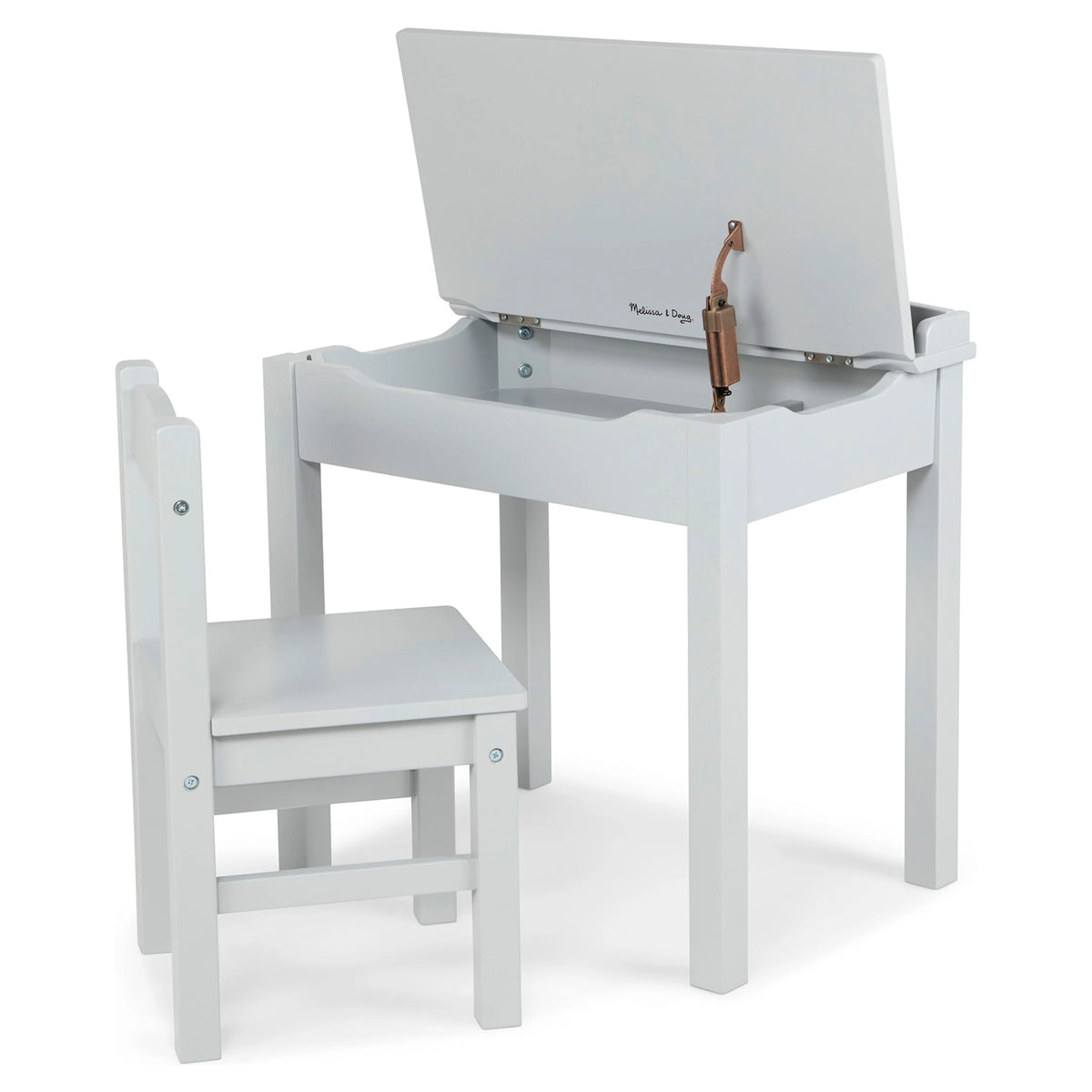 Wooden Lift-Top Desk & Chair M259