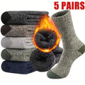 5 Pairs Thickened Warm Winter Socks S97710