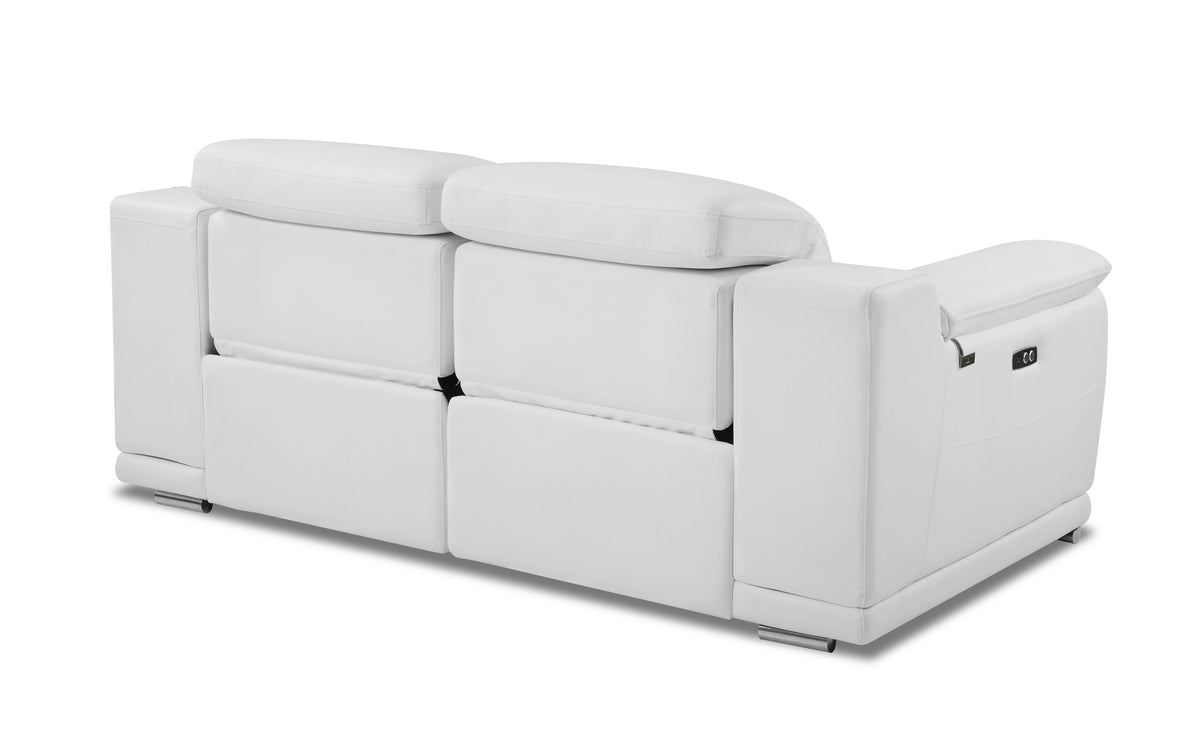 Italian Leather Power Reclining Loveseat B84420