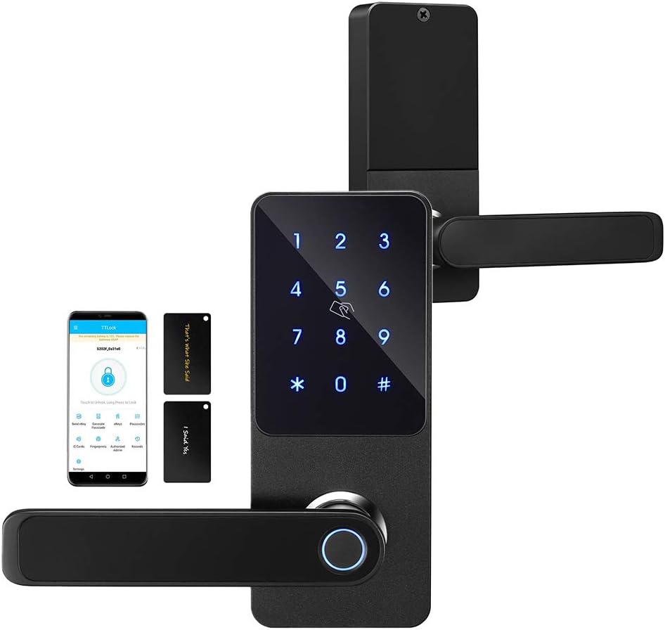 Smart Lock with Fingerprint Scanner and Keypad I680175