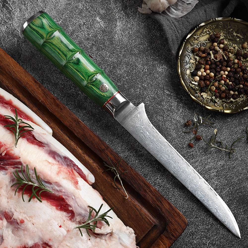 5.5-inch Damascus Steel Boning and Fillet Knife P468