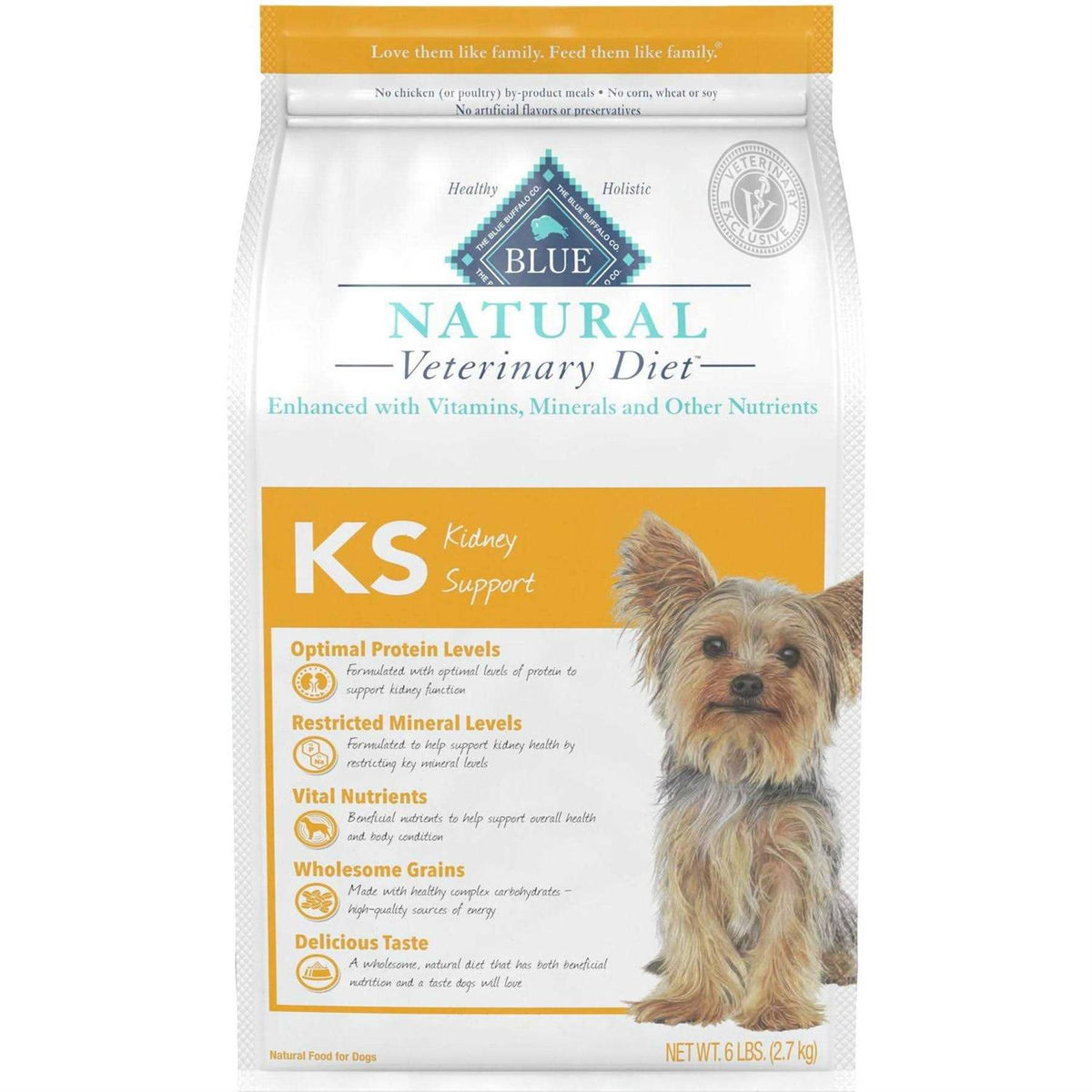 Natural Veterinary Diet Kidney Support Dry Dog Food L934482