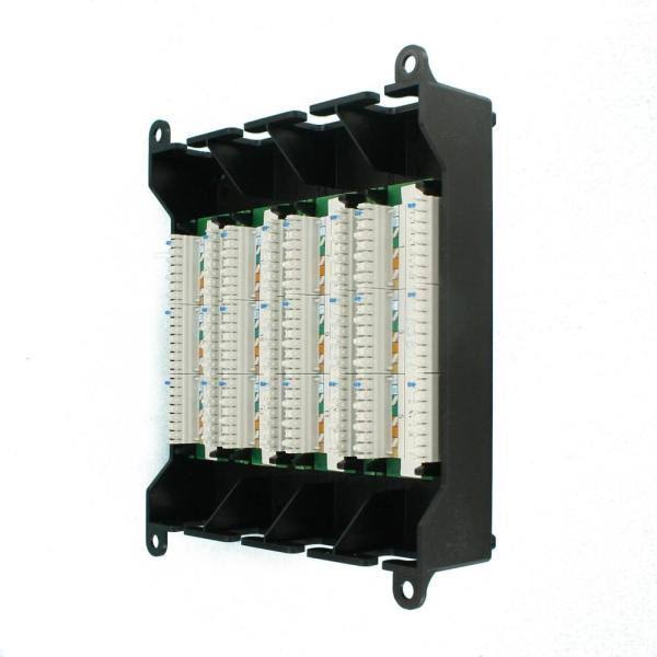 CAT 6 24 Port Black Patch Panel Q136617