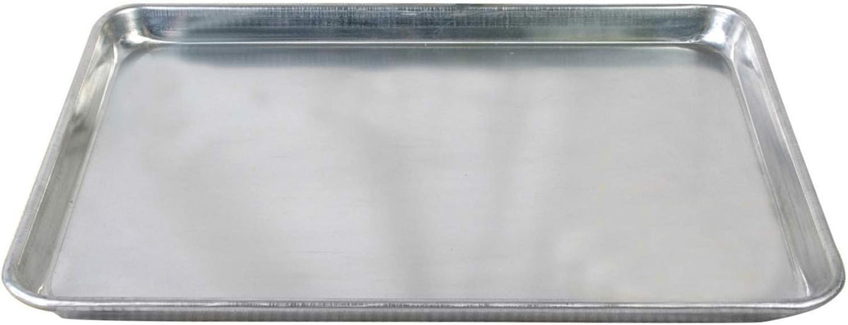 18 x 26 inch Perforated Aluminum Sheet Pan, 19 Gauge, Pack of 2 E719670