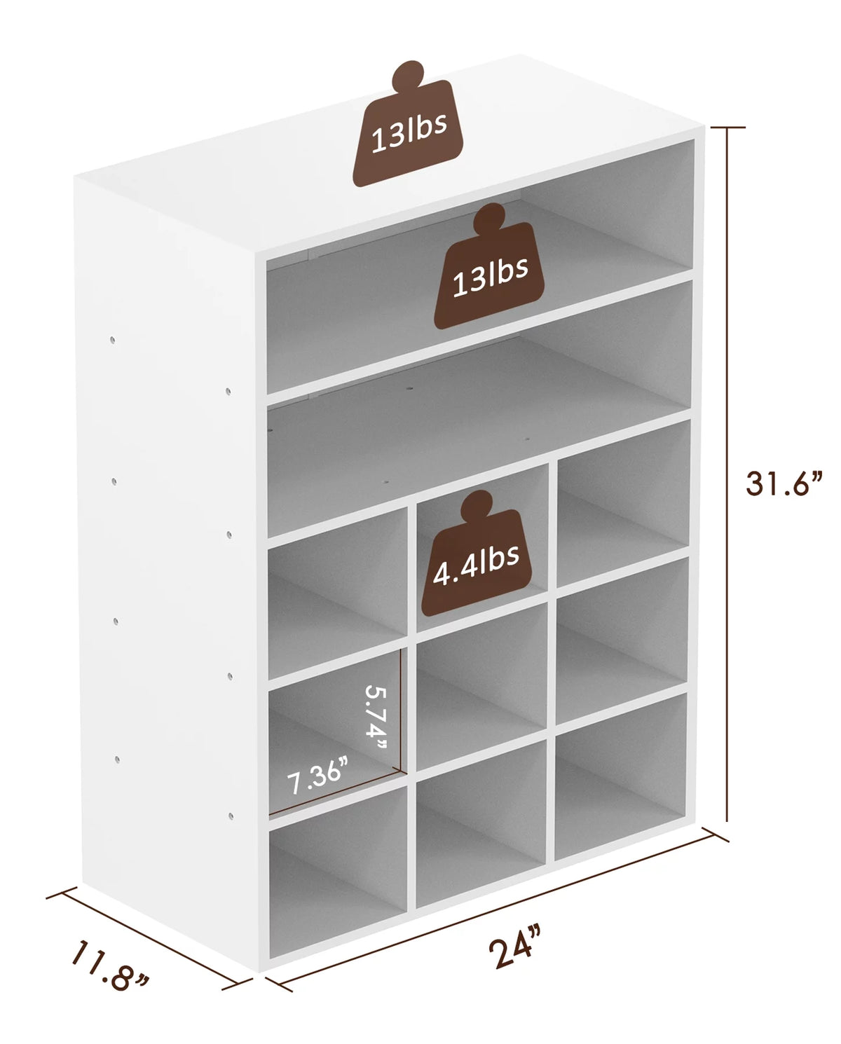 5 Tier Shoe Storage Cabinet Z5898