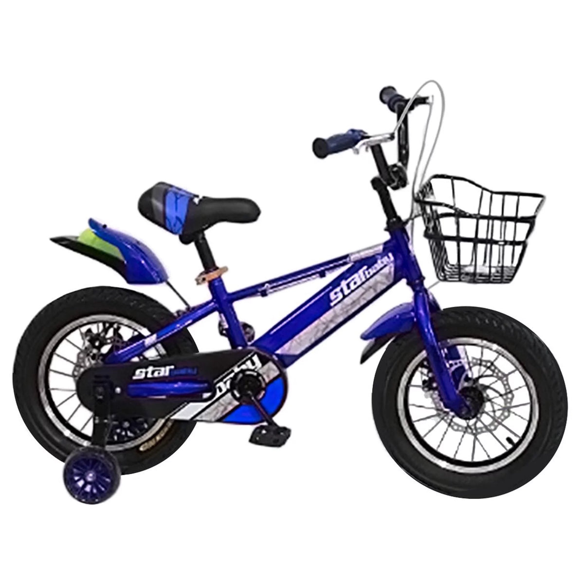 Kids Blue Bike 14" Wheel with Splash Guards K297