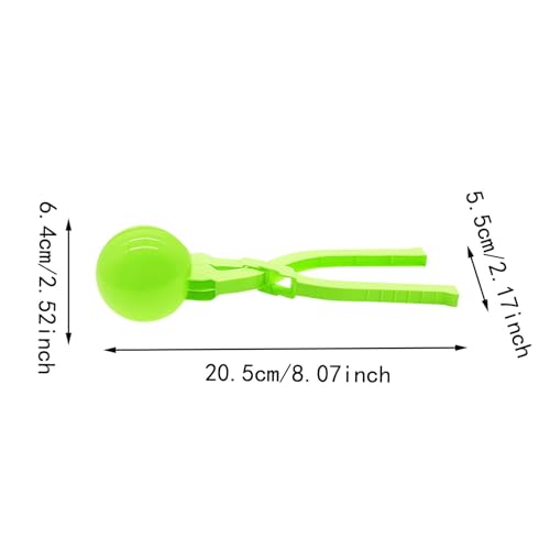 Pink Plastic Snowball Maker Clips Set of 4 C499267