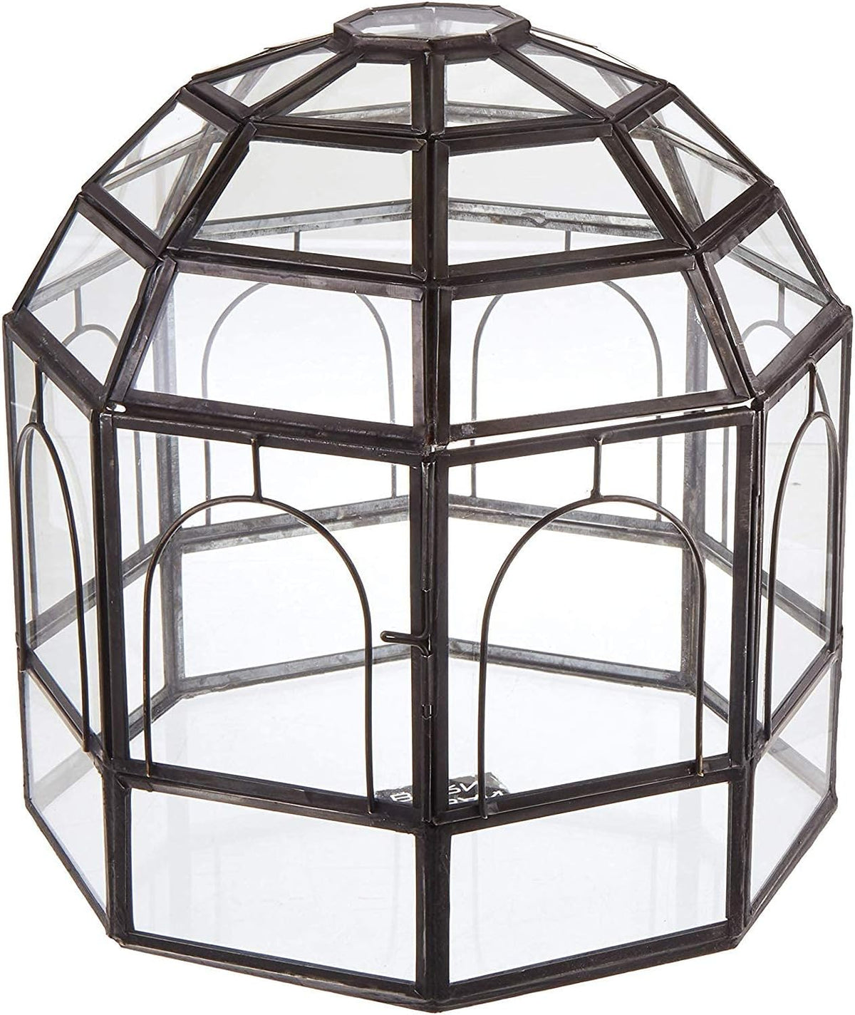 Large Glass Terrarium 10 x 9 x 9 Black K54778