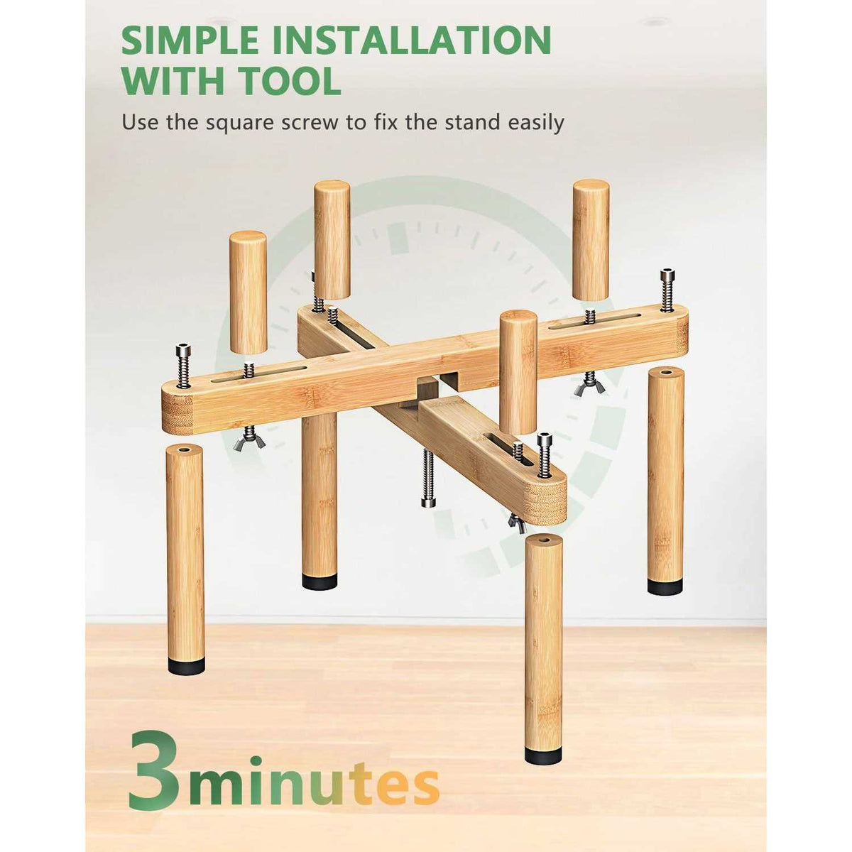 Adjustable Elevated Dog Bowl Stand T27296