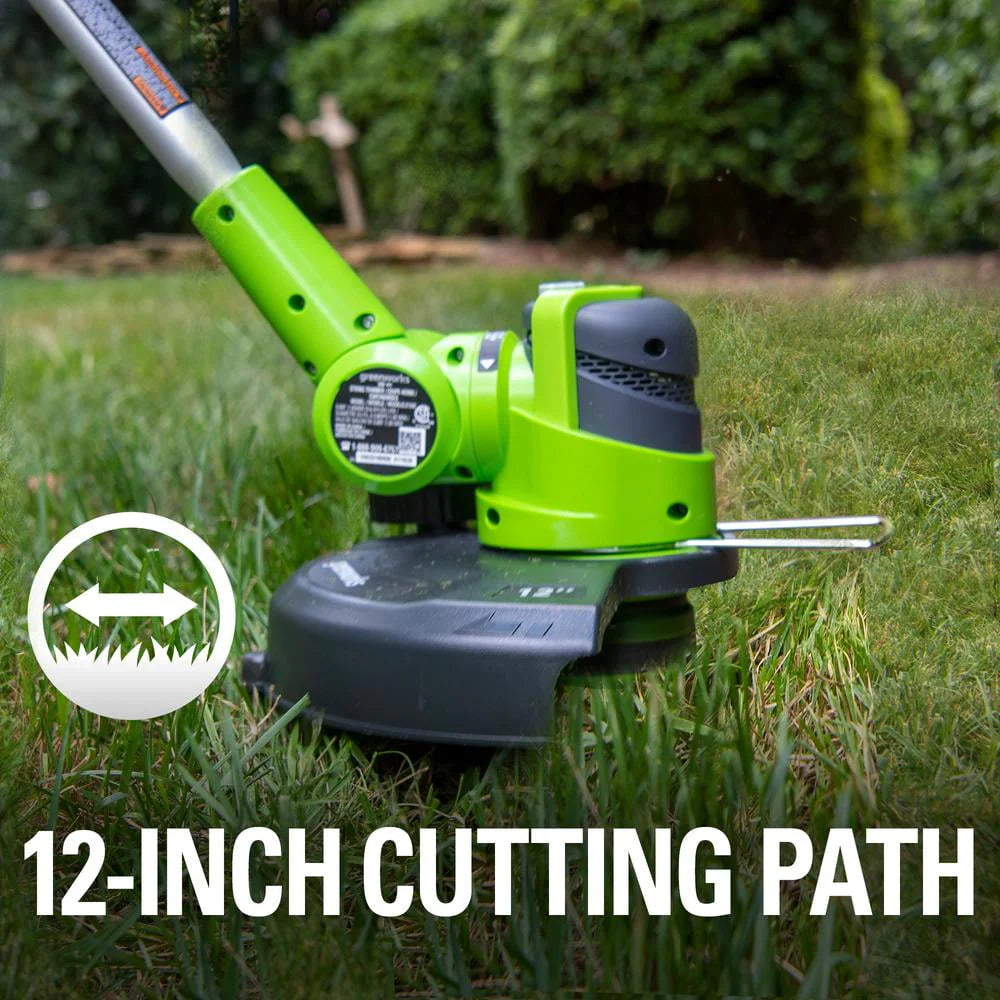 24V Cordless String Trimmer/Edger with 2.0 Ah Battery & Charger L740