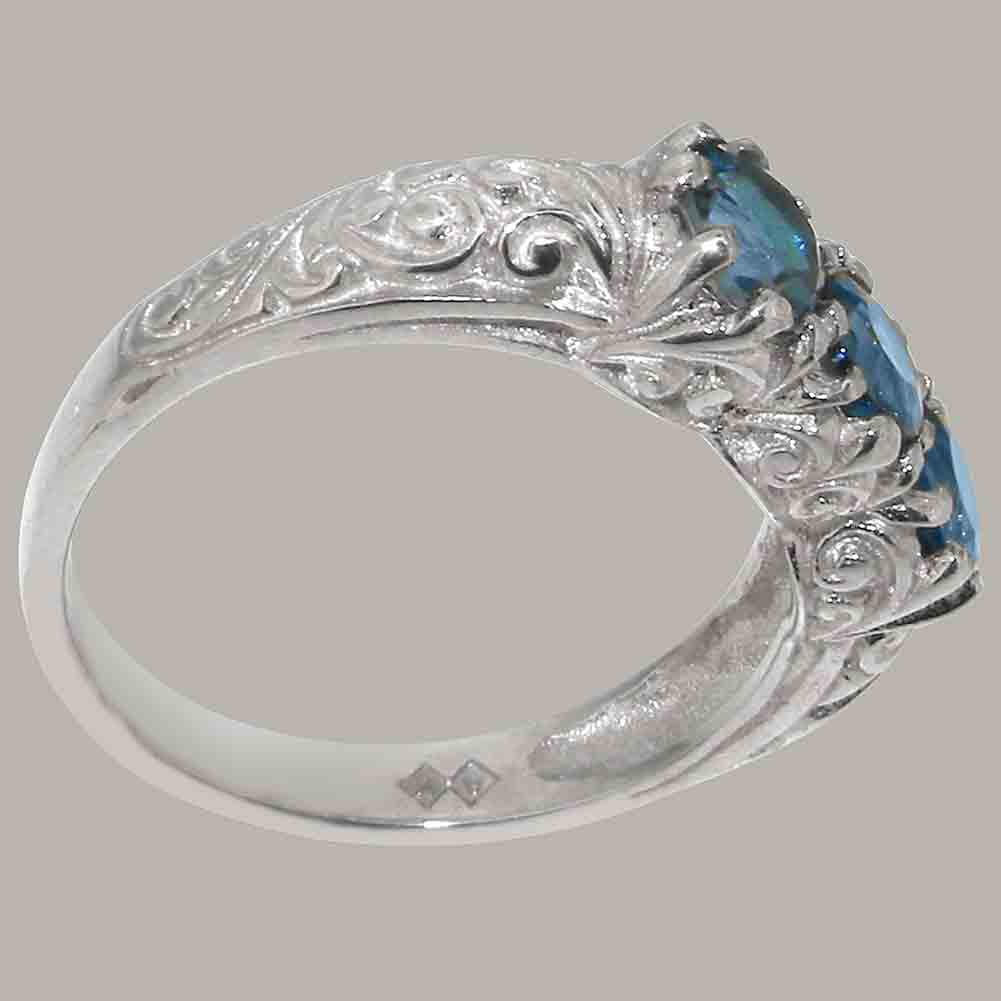 925 Sterling Silver London Blue Topaz Ring L779987