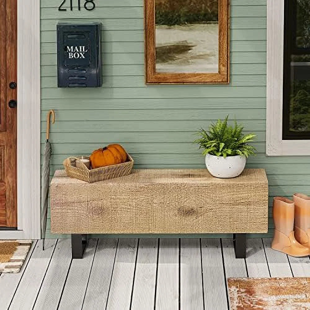 Rectangular MgO Garden Bench L30296