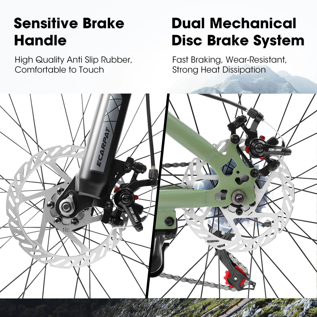 27.5 inch 21-Speed Mountain Bike with Disc Brakes O371