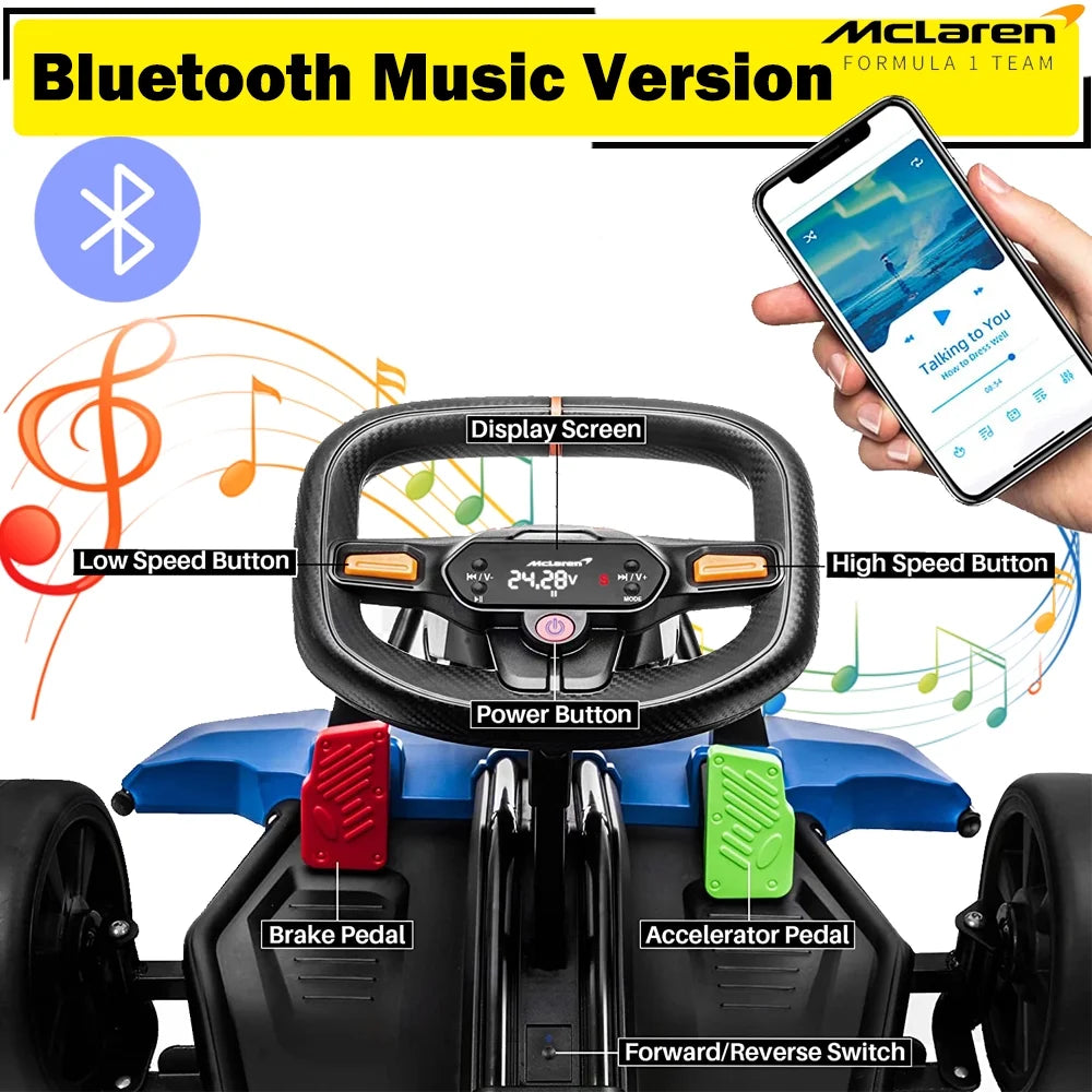24V Battery Powered Ride On Go Kart with Bluetooth N15084