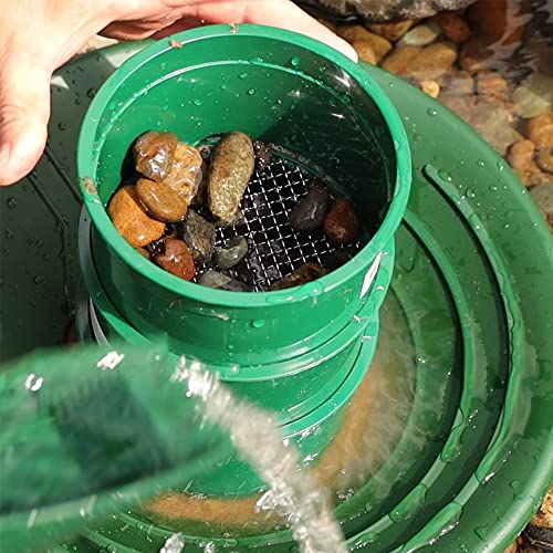 14pc Lightweight Gold Panning Kit with Rubber Sluice Box D905