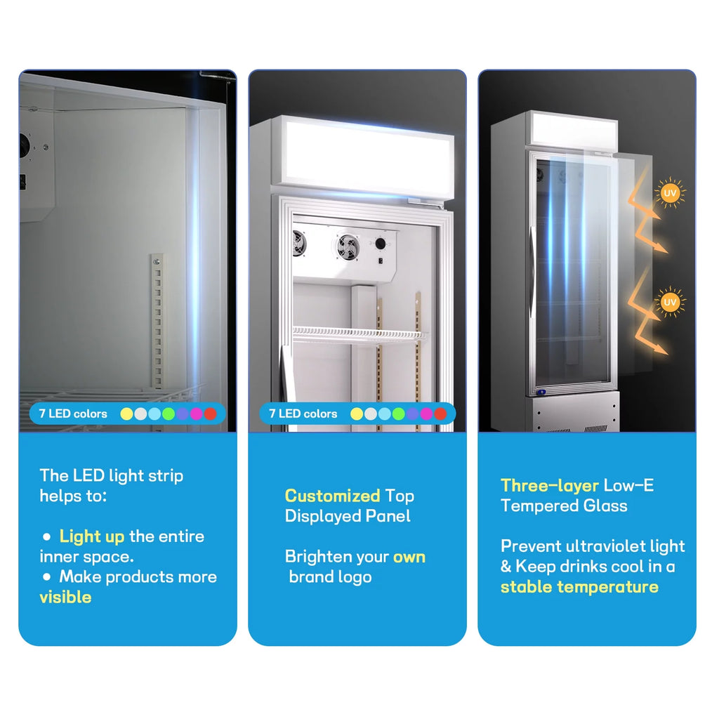 8.0 Cu.Ft Merchandising Refrigerator with Light Box U24999