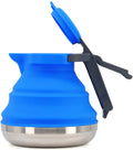 Blue 42 Ounce Collapsible Camping Kettle U403