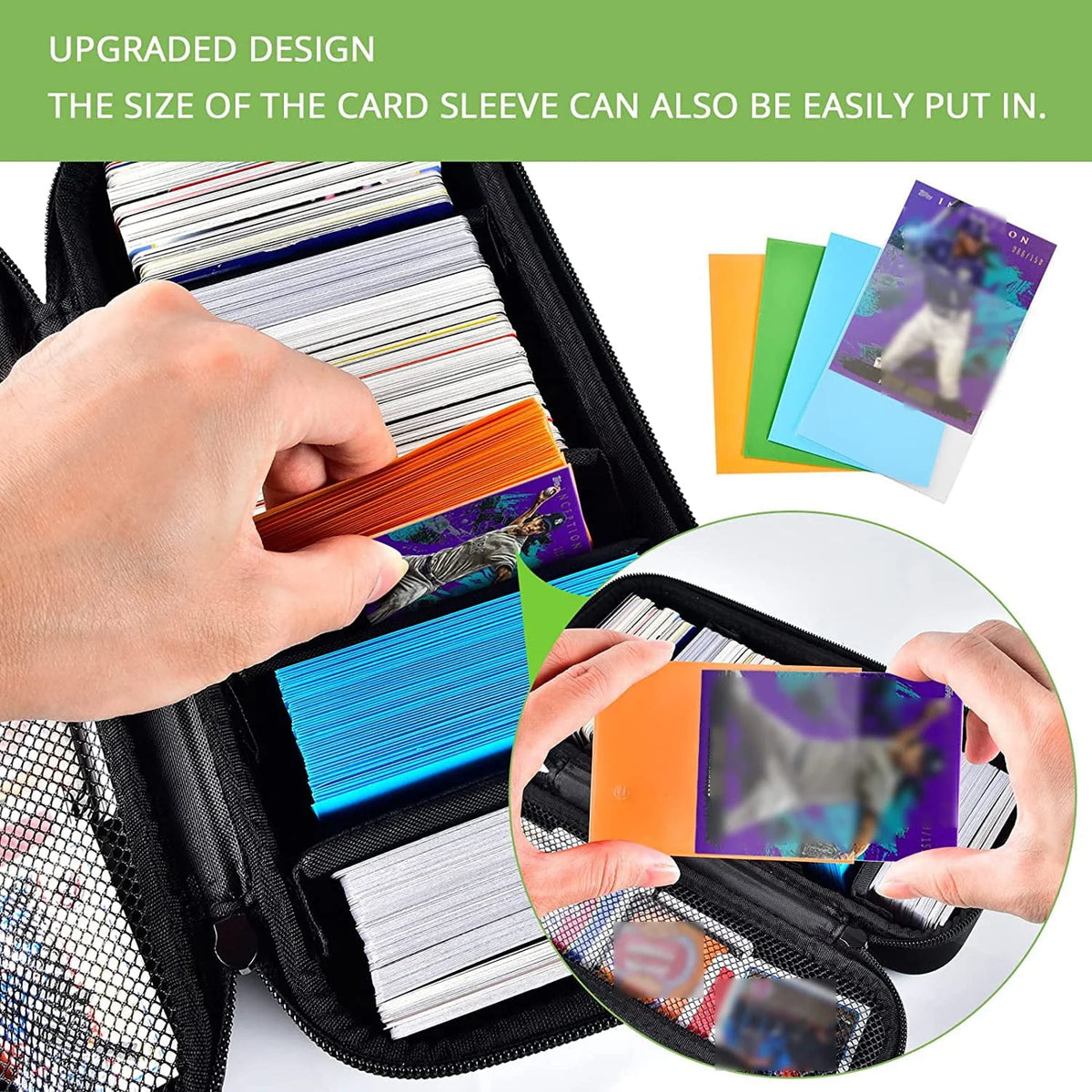 Baseball Football Trading Card Organizer Storage Box H560