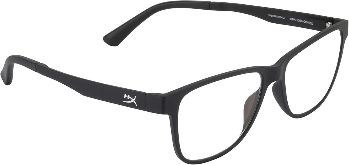 Blue Light Blocking Glasses, UV Protection, Ultem Frame, Crystal Clear Lenses, Medium/Large Black O2885