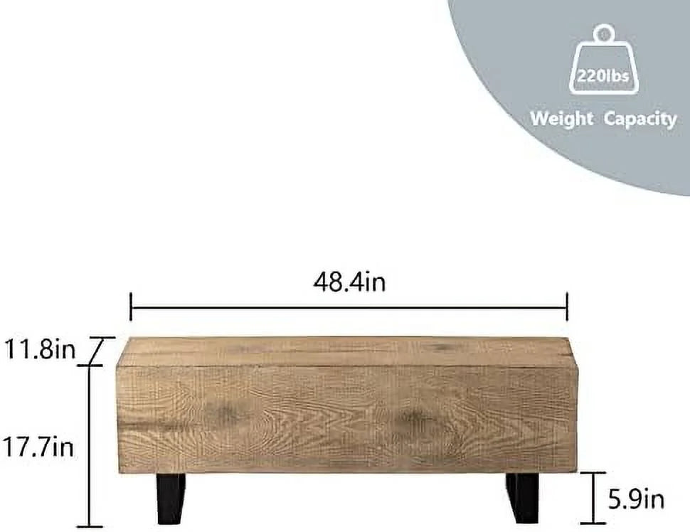 Rectangular MgO Garden Bench L30296
