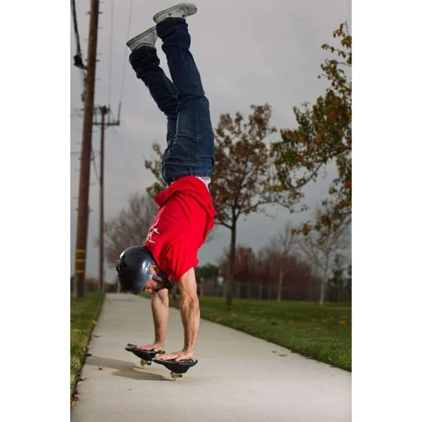 RipStik Caster Board Classic - Silver, 2 Wheel Pivoting Skateboard with 76 MM, 360-Degree Casters Z2103